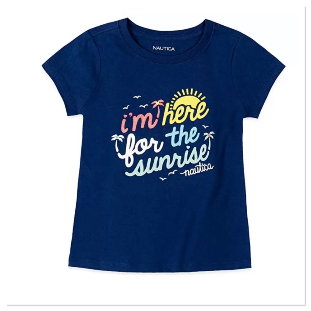 Nautical Girls I’m Here For The Sunrise T-Shirt